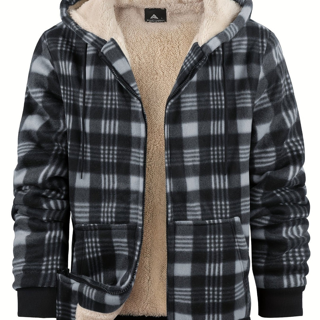 Declan | Gezellige Hooded Zip-Up Jast