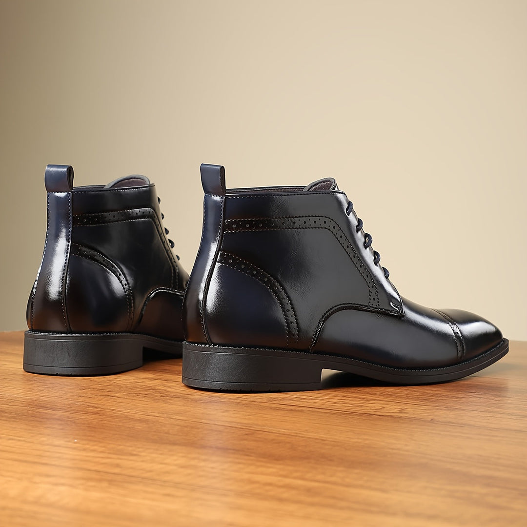 Everly | Verfijnde Cap-Toe Enkellaarsjes