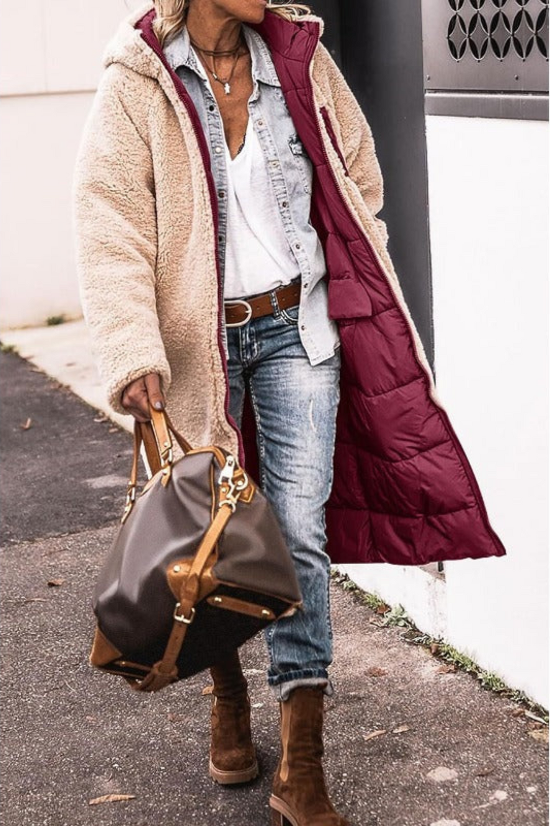 Sasha | Premium Elegante Omkeerbare Jas