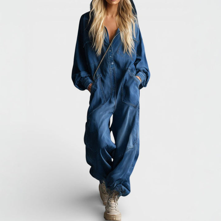 Sierra | Lange Mouwen Hoodie Jumpsuit