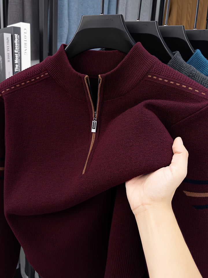 Daniel | Half-Zip Gebreide Trui