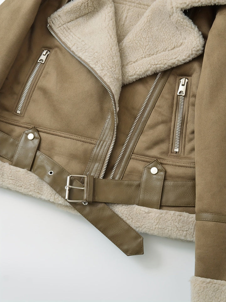 Clara | Geknoopte Aviator Jas