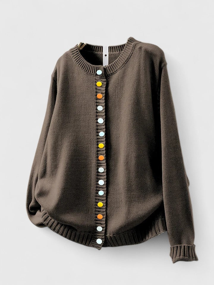 DAISY – SPEELSE KNOPEN CARDIGAN