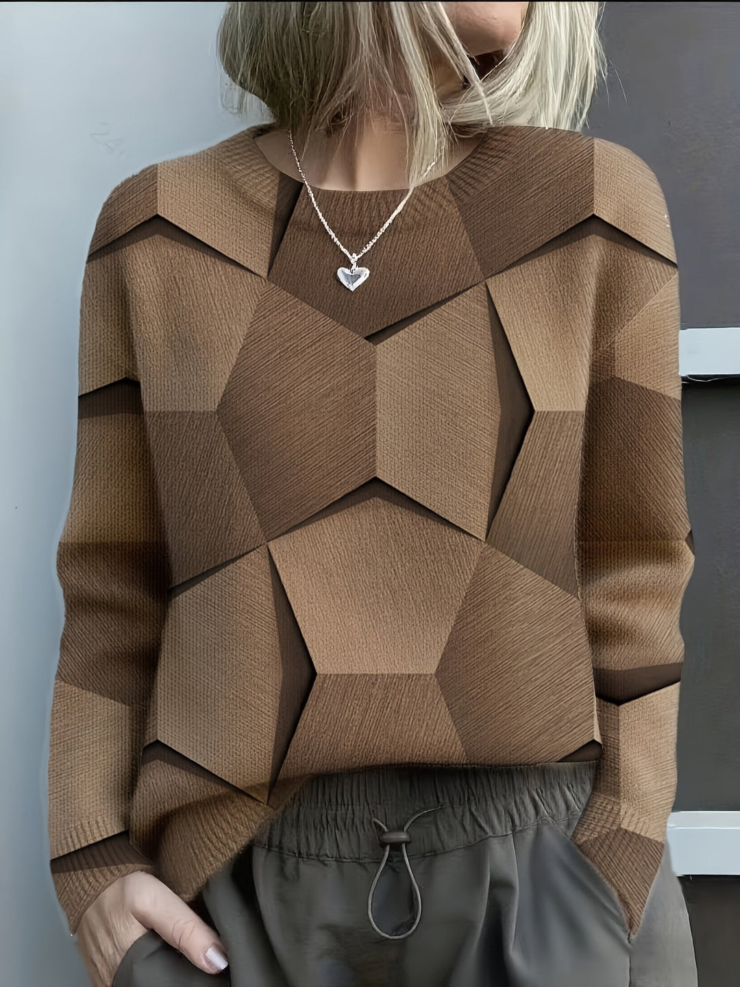 Sanae - Trendy Alledaagse Trui