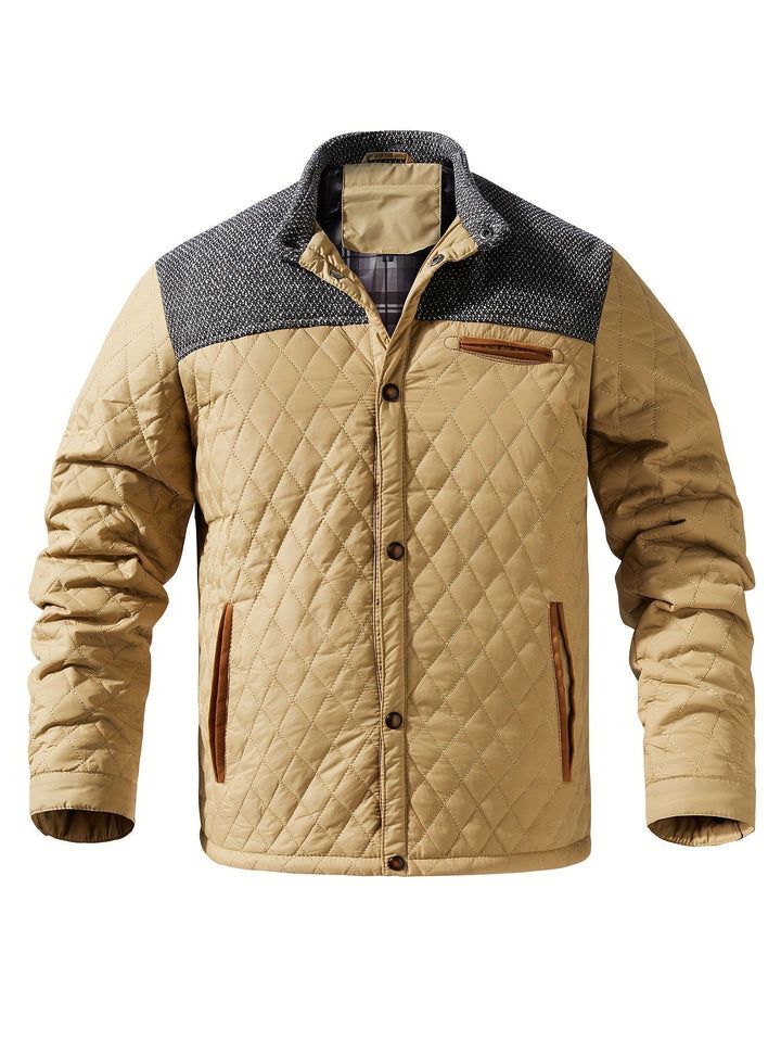 Gideon | Gequilted Staande Kraag Jast