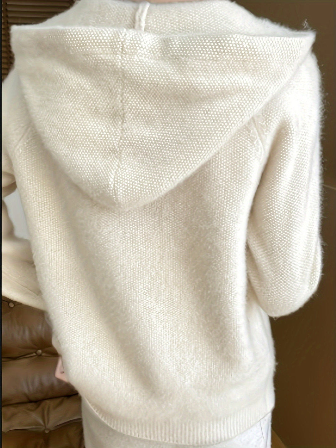 Bianca | Gehulde Rits-Voorkant Cardigan