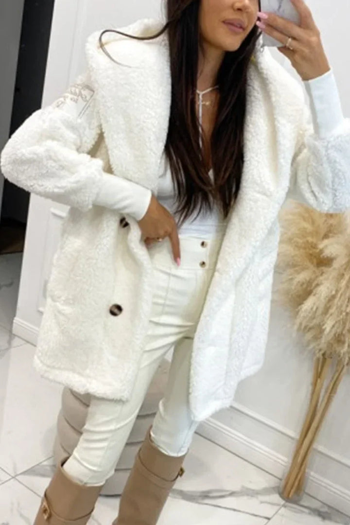 Sabrina - Dames Pluche Hoodiejack