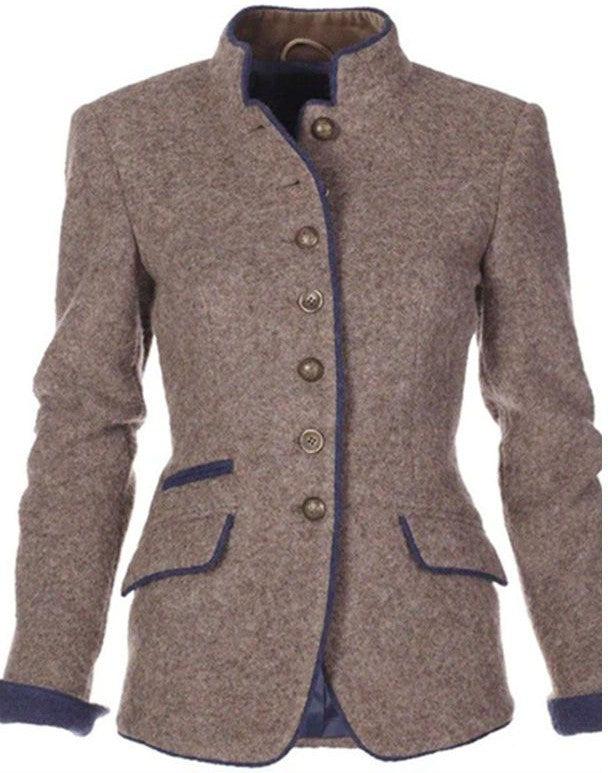 Michele - Elegante Jas met Lange Mouwen