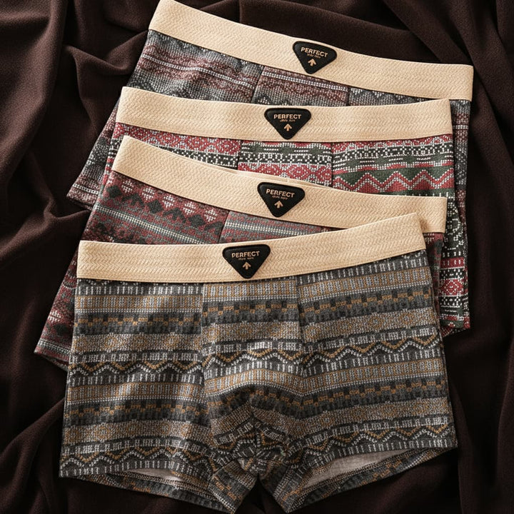 Porter Retro Katoenen Boxershorts