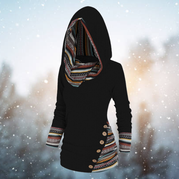 Franzi - Tribal-Patroon Hoodie