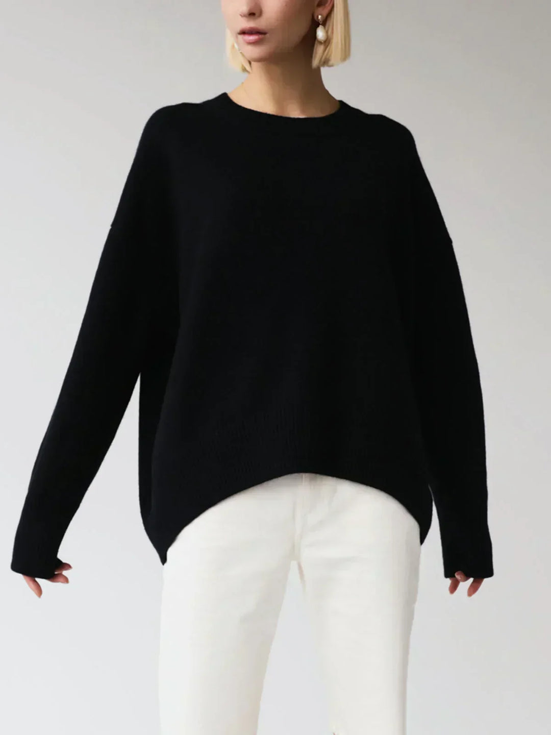 Dames Oversized Crew Neck Sweater