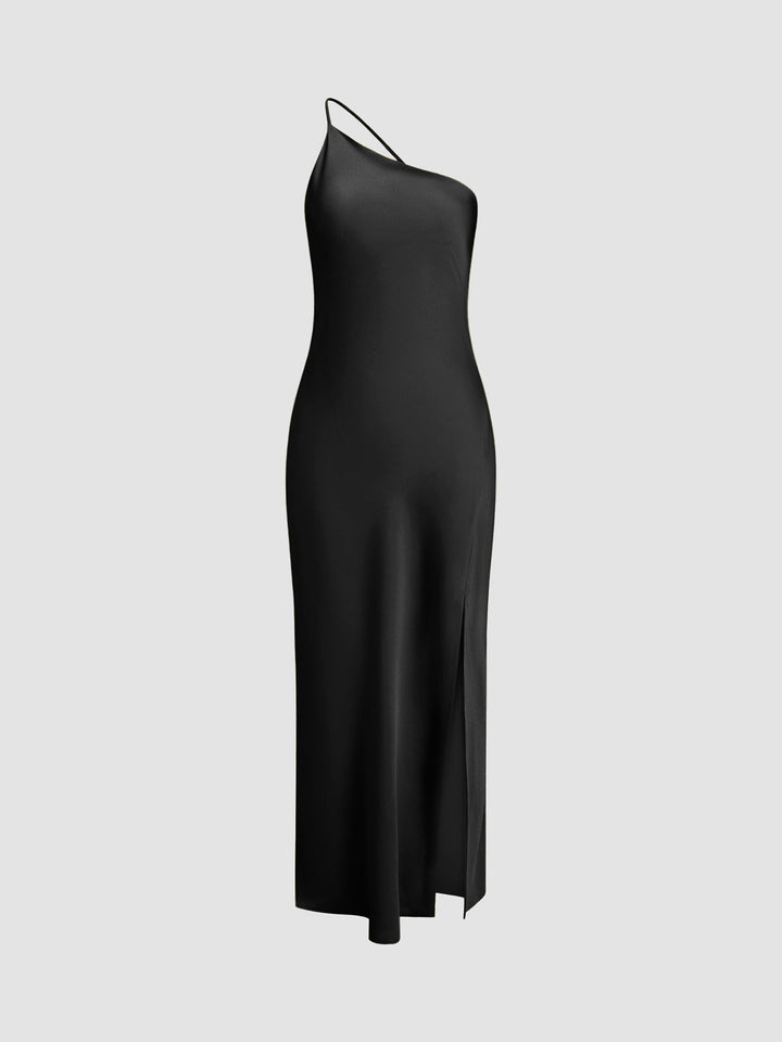 Mila-Rae - Dames Maxi Jurk met Open Rug en Split