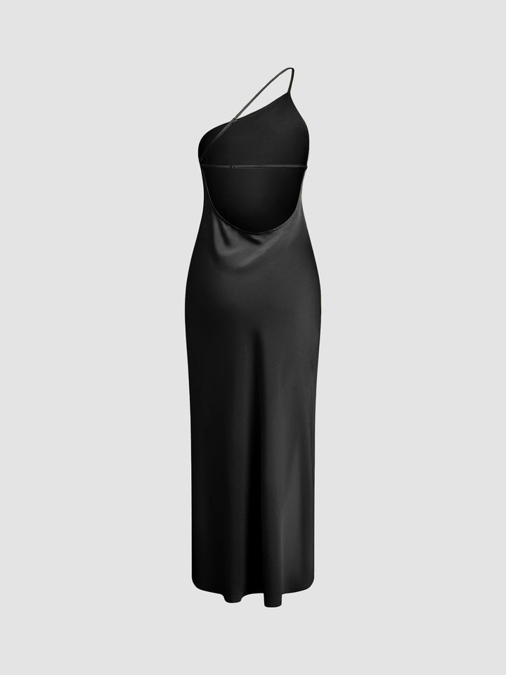 Mila-Rae - Dames Maxi Jurk met Open Rug en Split