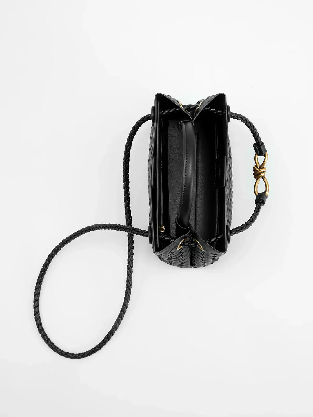 Joline - Luxe handgevlochten handtas