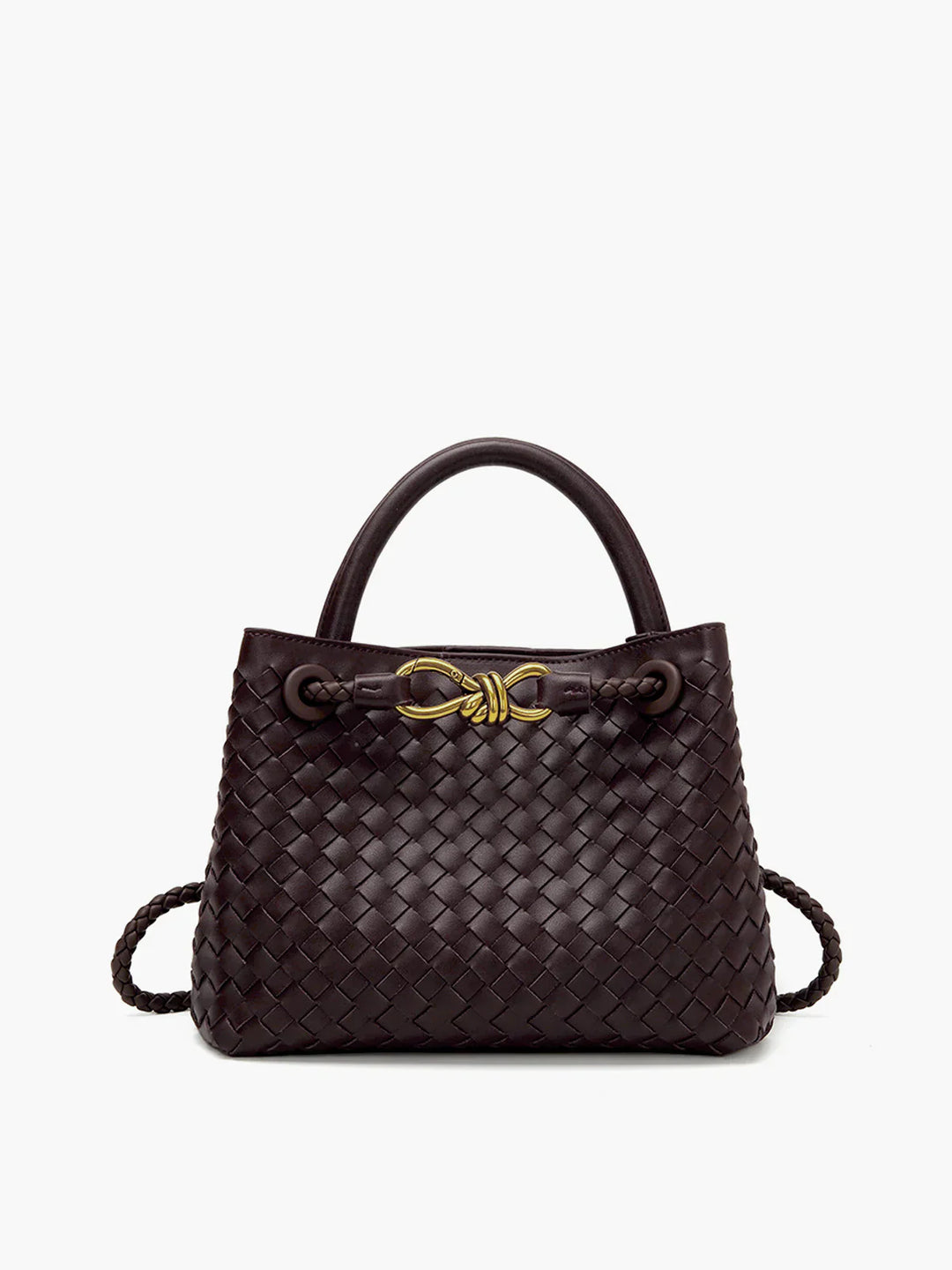 Joline - Luxe handgevlochten handtas