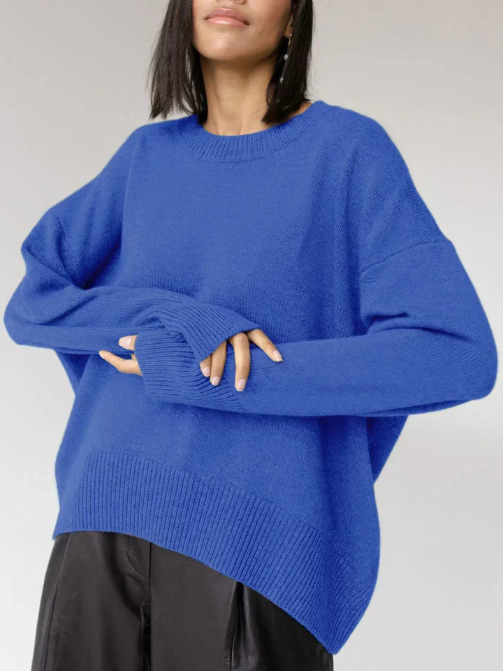 Dames Oversized Crew Neck Sweater