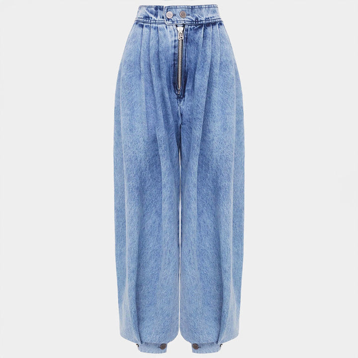 Hoge Taille Denim Ballon Jeans