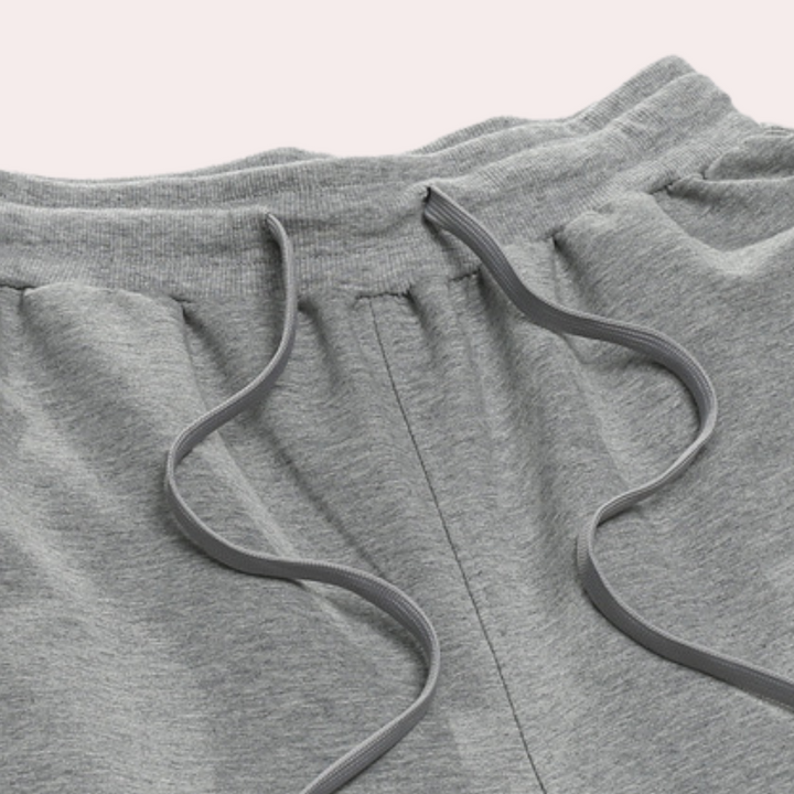 Heren Joggingbroek Met Elastische Taille En Rechte Pijp