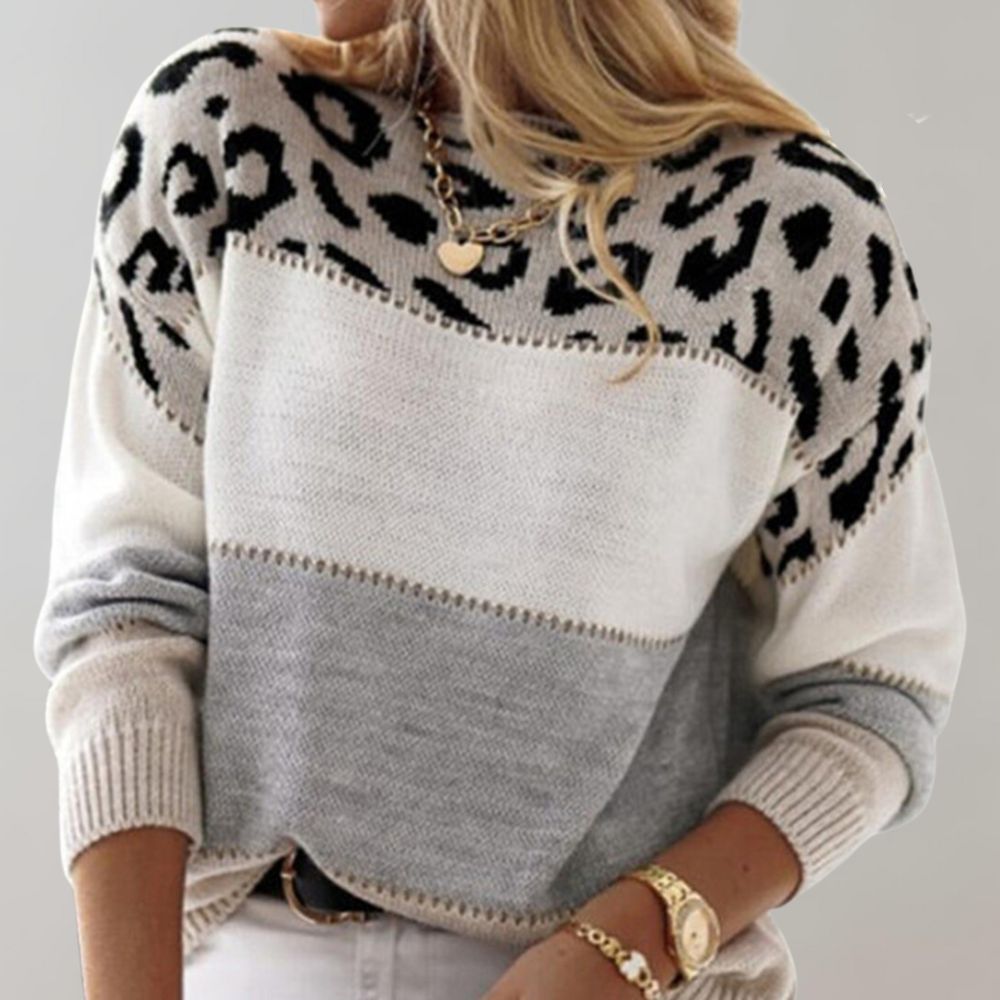 Cheyenne - Comfortabele Pullover in Leeuwendessin