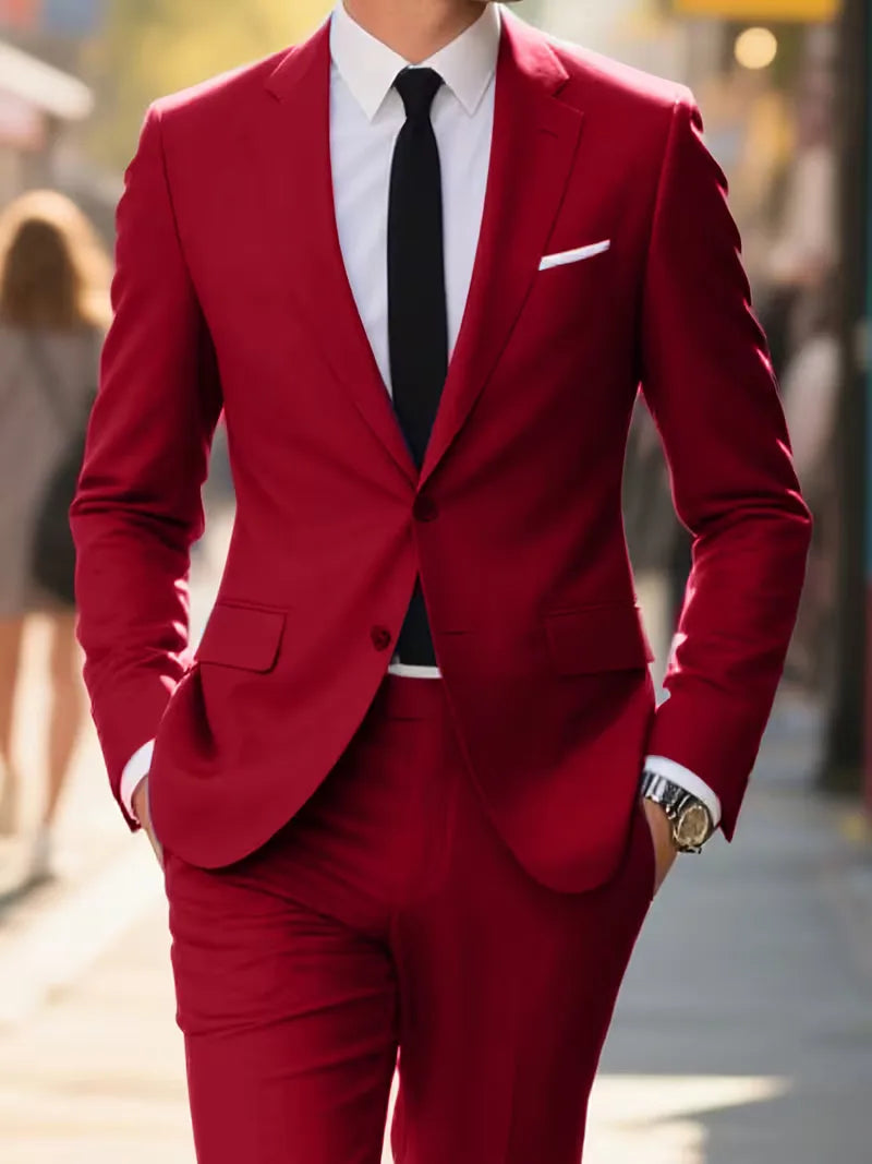 Casual blazer met dubbele knoopsluiting