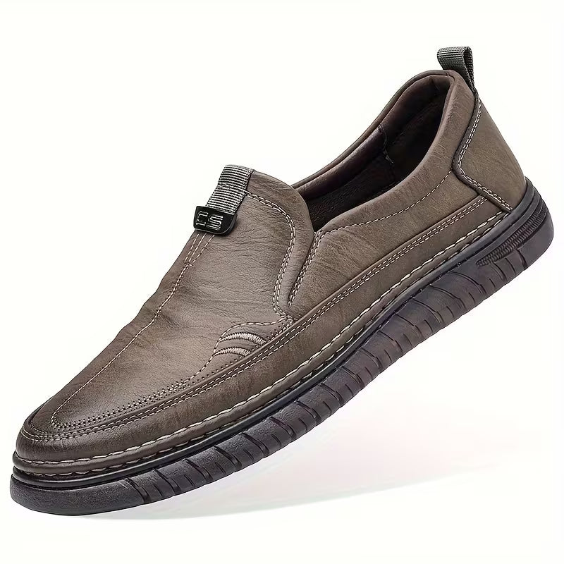 Comfortabele loafers met antislip zool