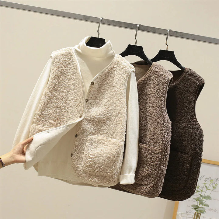 Layla - Veelzijdig Chic Wol Vest