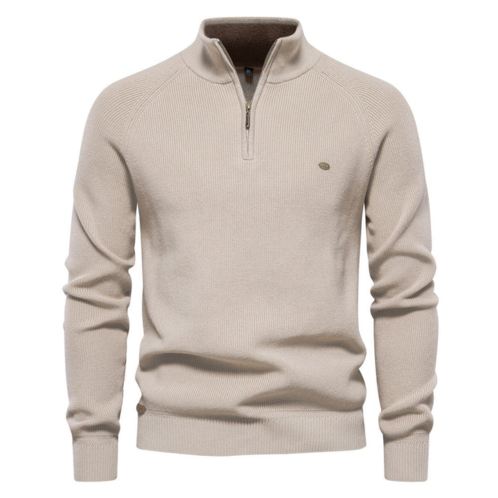 Half-Zip Trui Heren | Ademend Warm & Zacht Draaggevoel