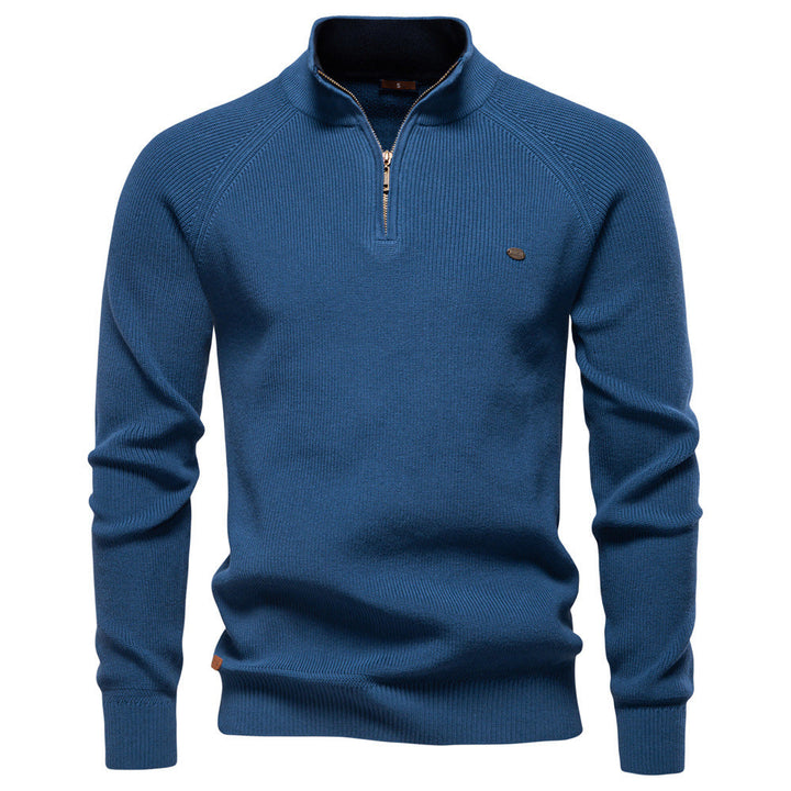 Half-Zip Trui Heren | Ademend Warm & Zacht Draaggevoel