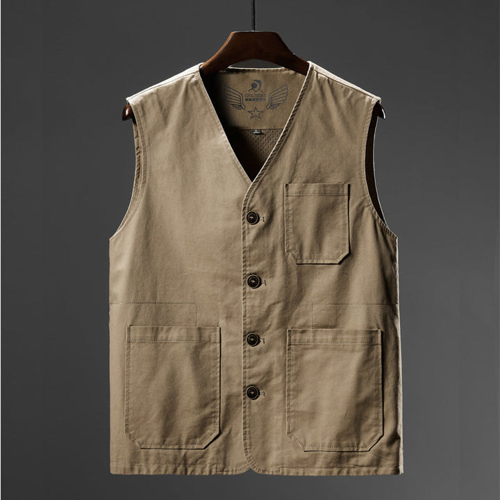 Ridley Multi-Pocket Katoenen Vest