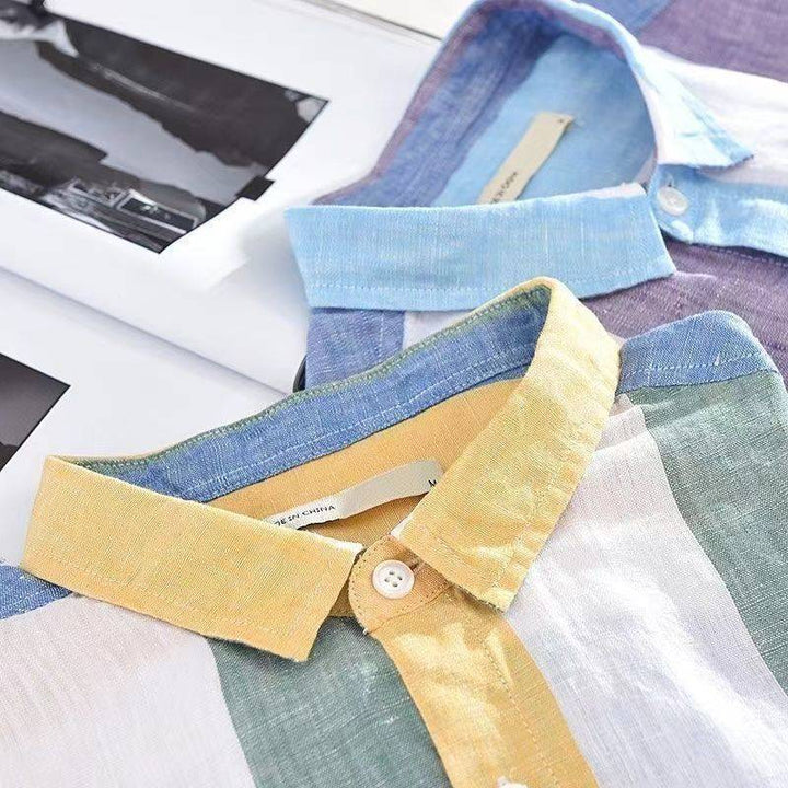Oliver Romano 100% Linnen Lange Mouwen Shirt