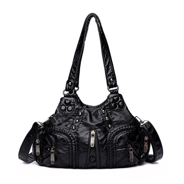 Hana Leren Boho Tas