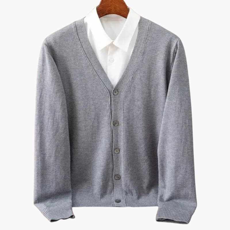 Heren Classic V-Hals Knopen Cardigan