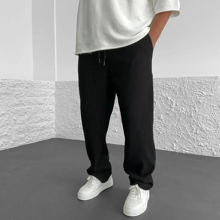 Julien Relaxed Ribbed Pants