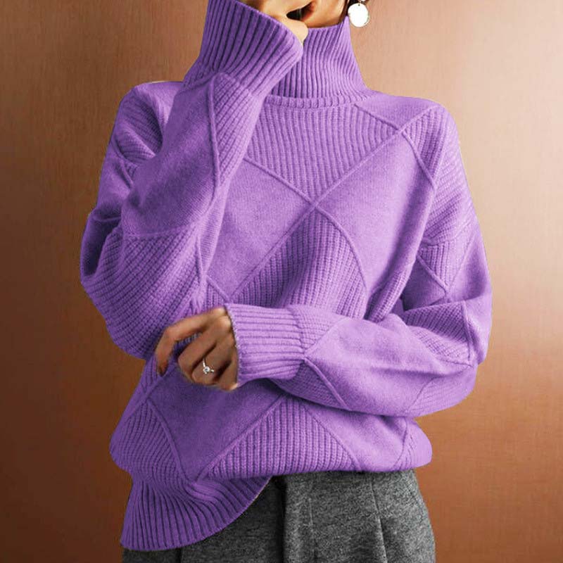 Charlotte – Stijlvolle High-Neck Pullover