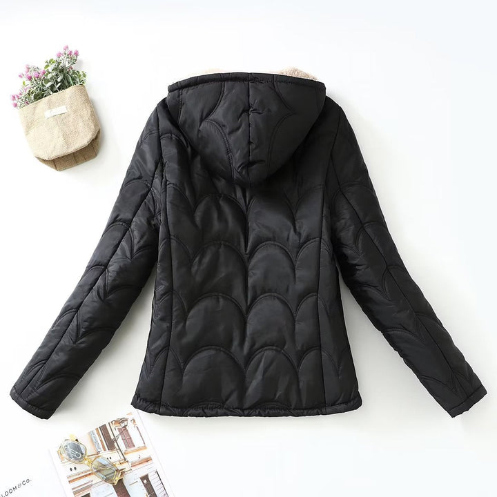 Dames lange mouwenjacke met Capuchon en Zakken
