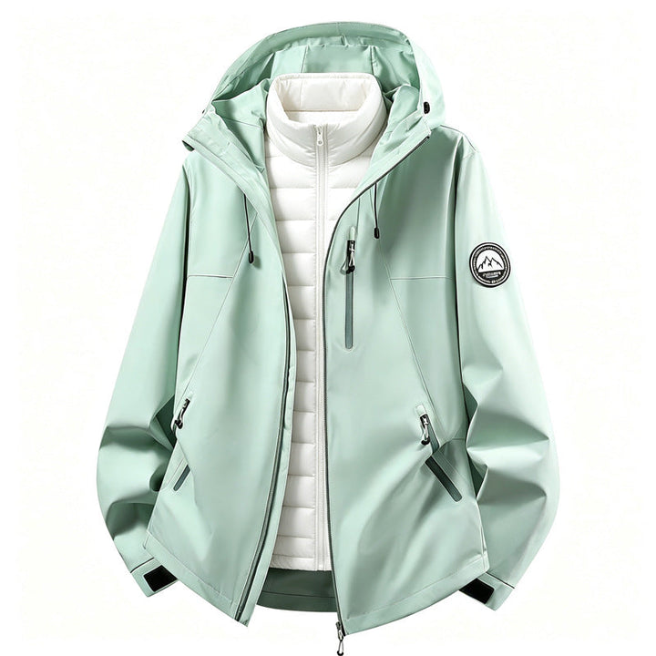 Dames Softshell-Outdoorjack met afneembare binnenjack