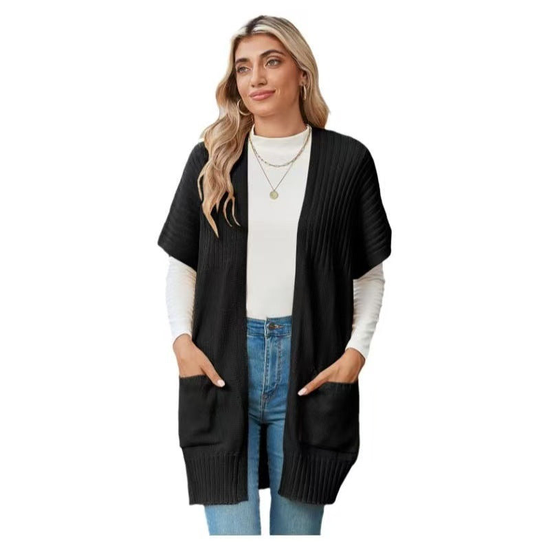 Carinna | Lichtgewicht Open-Front Brei Cardigan