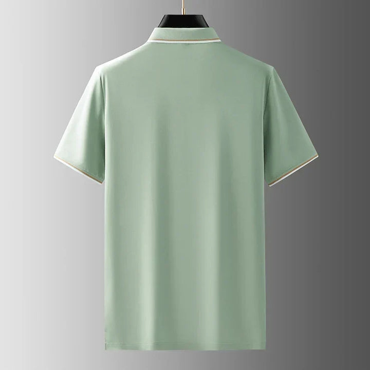 Vincenzo Prestige Zijde Polo Shirt