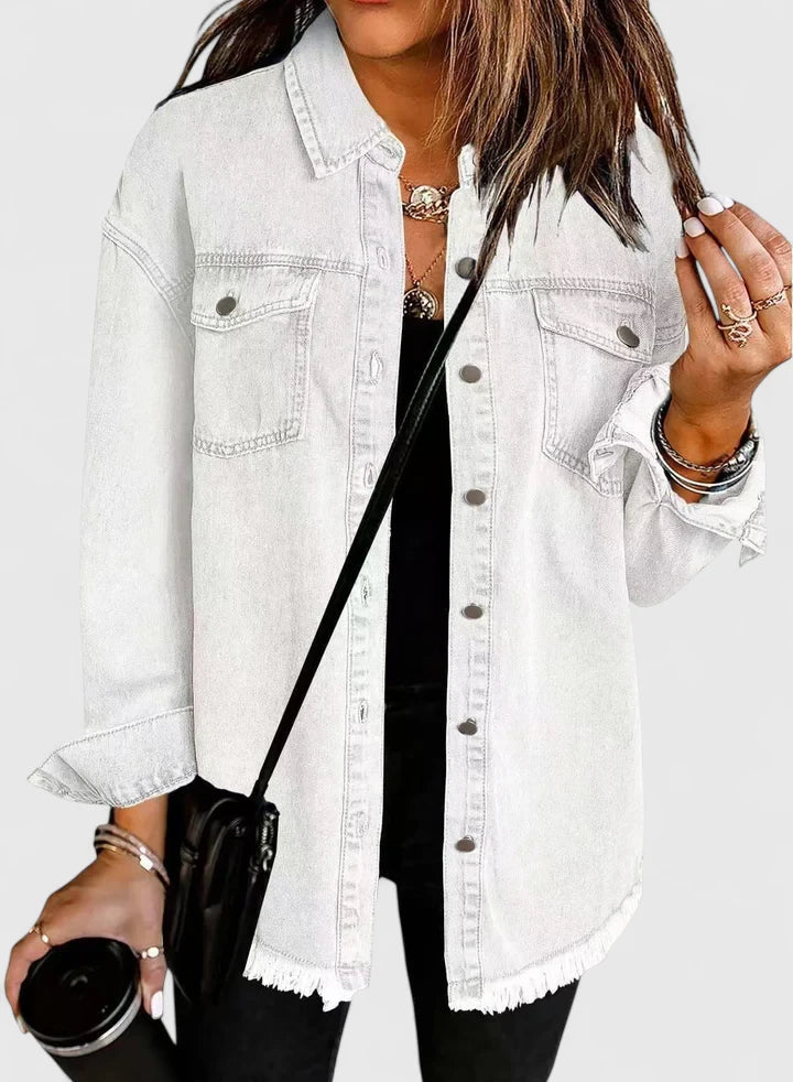 CAROLINE – CLASSIC BUTTON-DOWN SHIRT JACKET