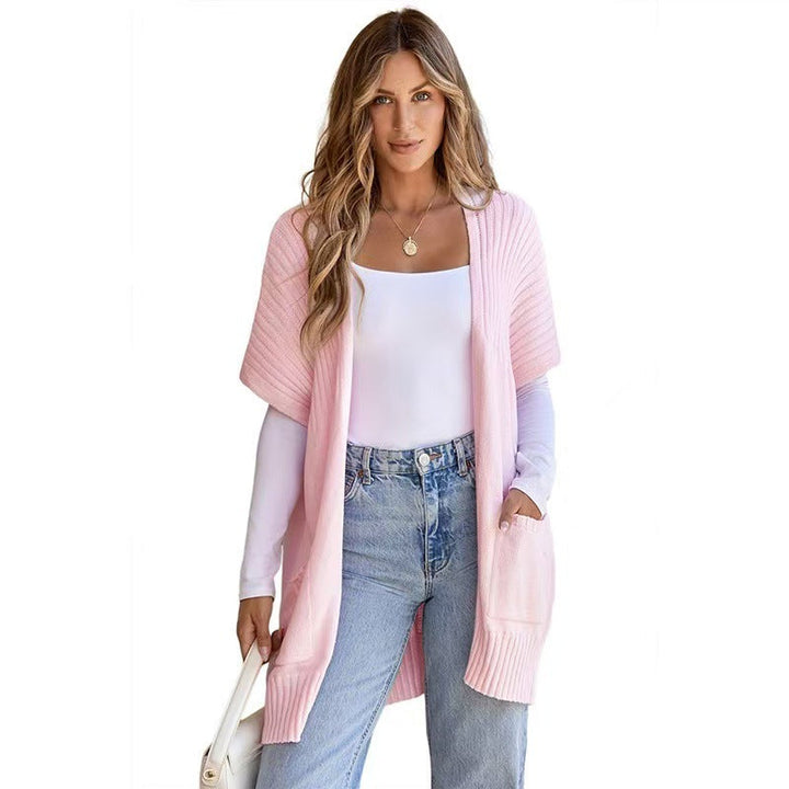 Carinna | Lichtgewicht Open-Front Brei Cardigan