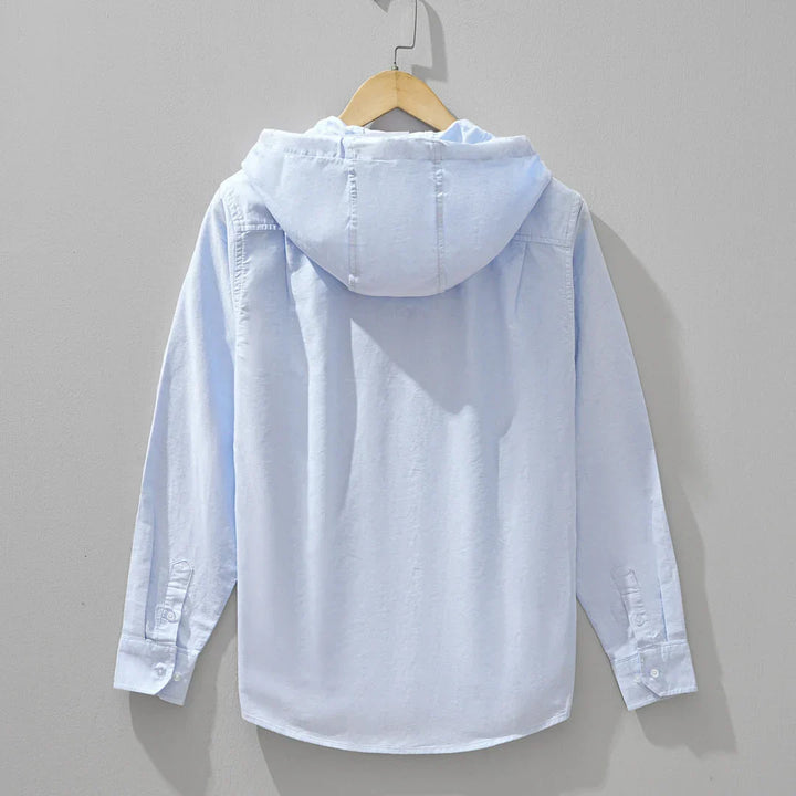 Weston Gestreepte Katoenen Hoodie