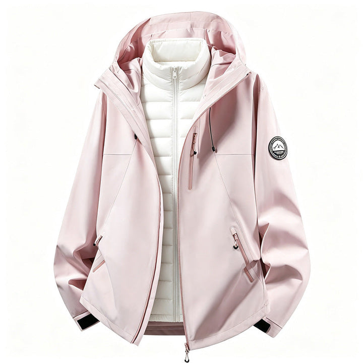 Dames Softshell-Outdoorjack met afneembare binnenjack