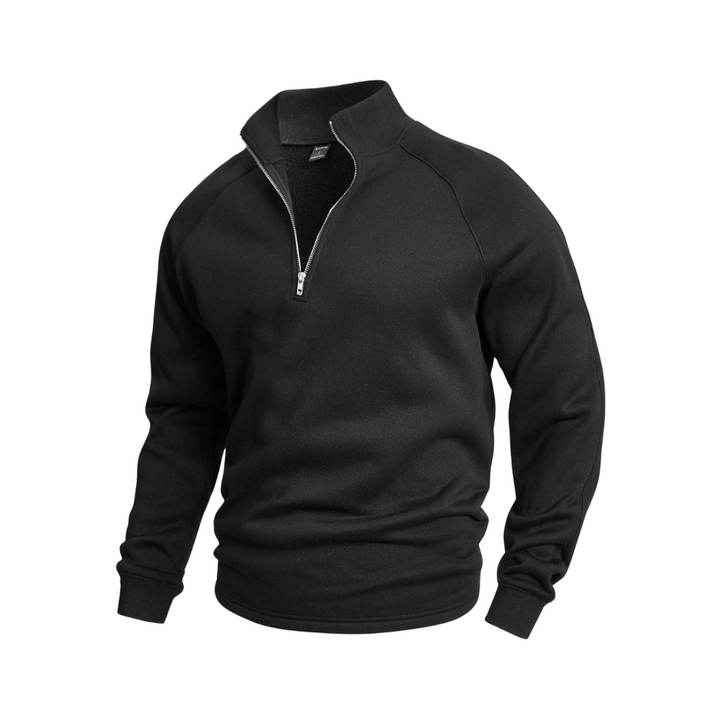 Heren Classic Half-Zip Pullover Trui