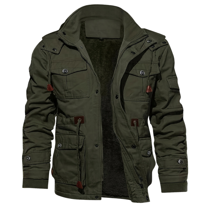 Heren Multi-Pocket Hooded Utility Jast