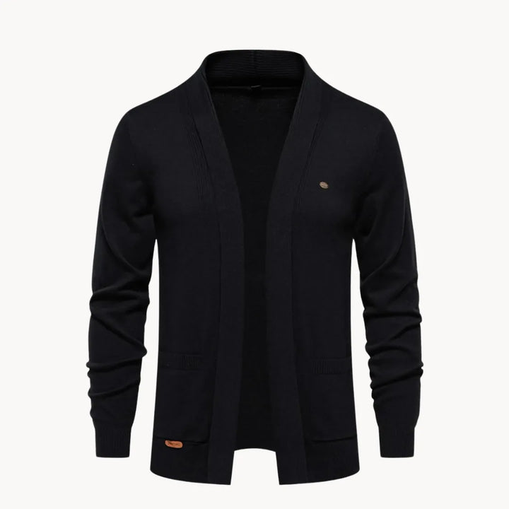 Hugo | Open cardigan met v-hals en lange mouwen