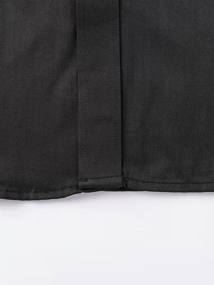 Overhemd met geometrisch patroon en slim fit