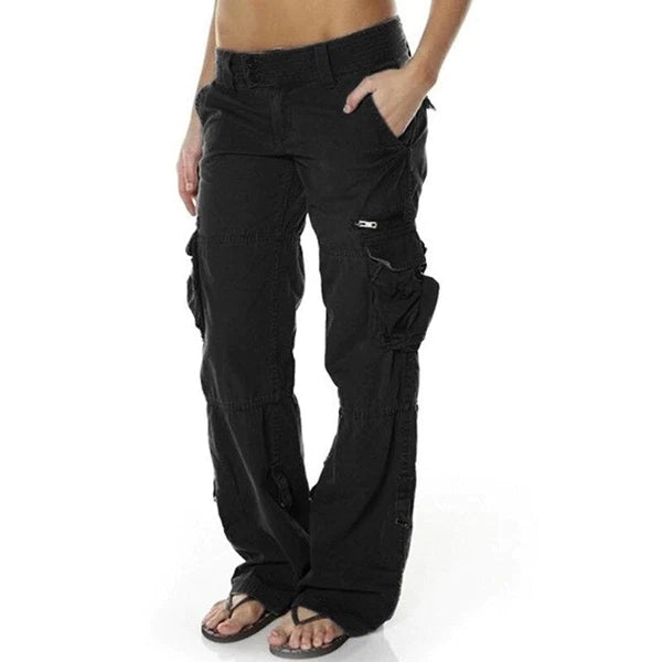 Robuuste Comfortabele Cargo Broek Voor Dames Met Zakken