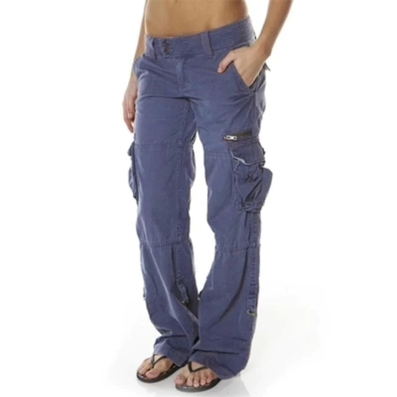 Robuuste Comfortabele Cargo Broek Voor Dames Met Zakken