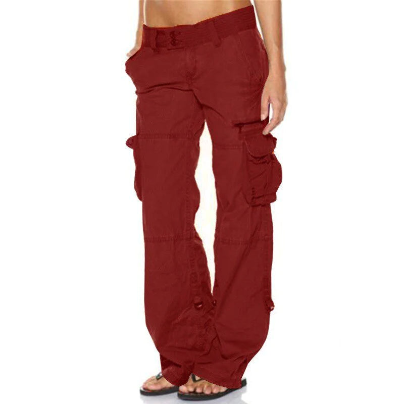 Robuuste Comfortabele Cargo Broek Voor Dames Met Zakken