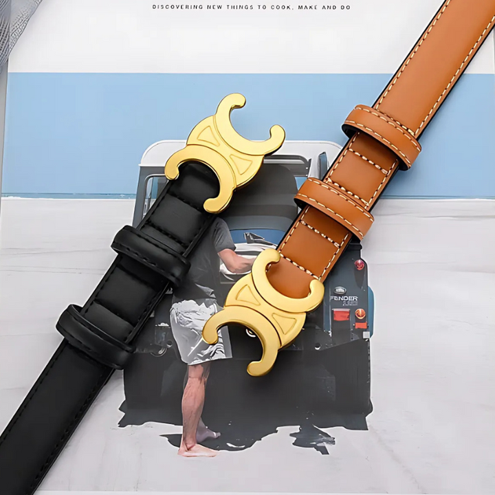 Riem met gouden accent en verstelbare lengte